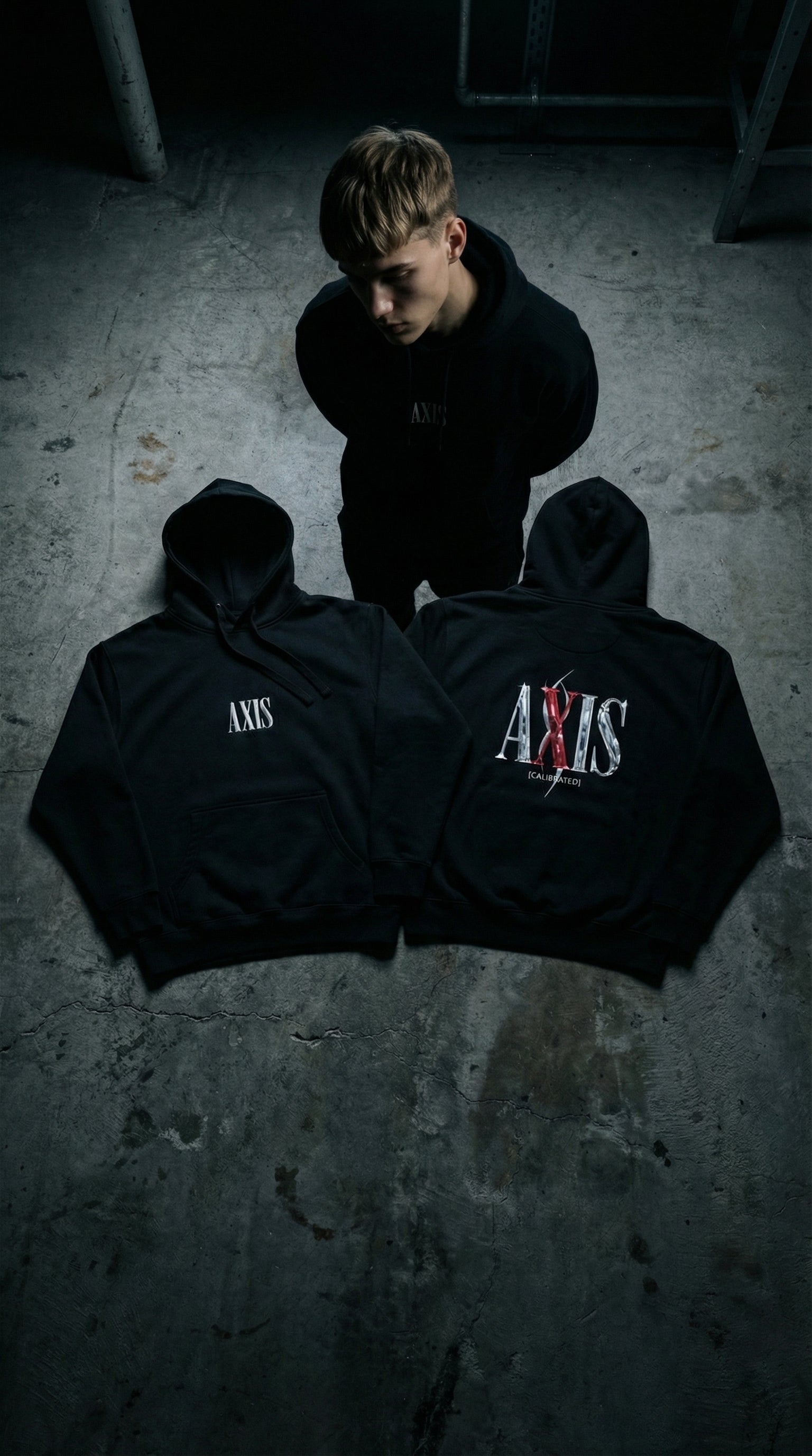 AXIS [CALIBRATED] Heavyweight Hoodie – Black