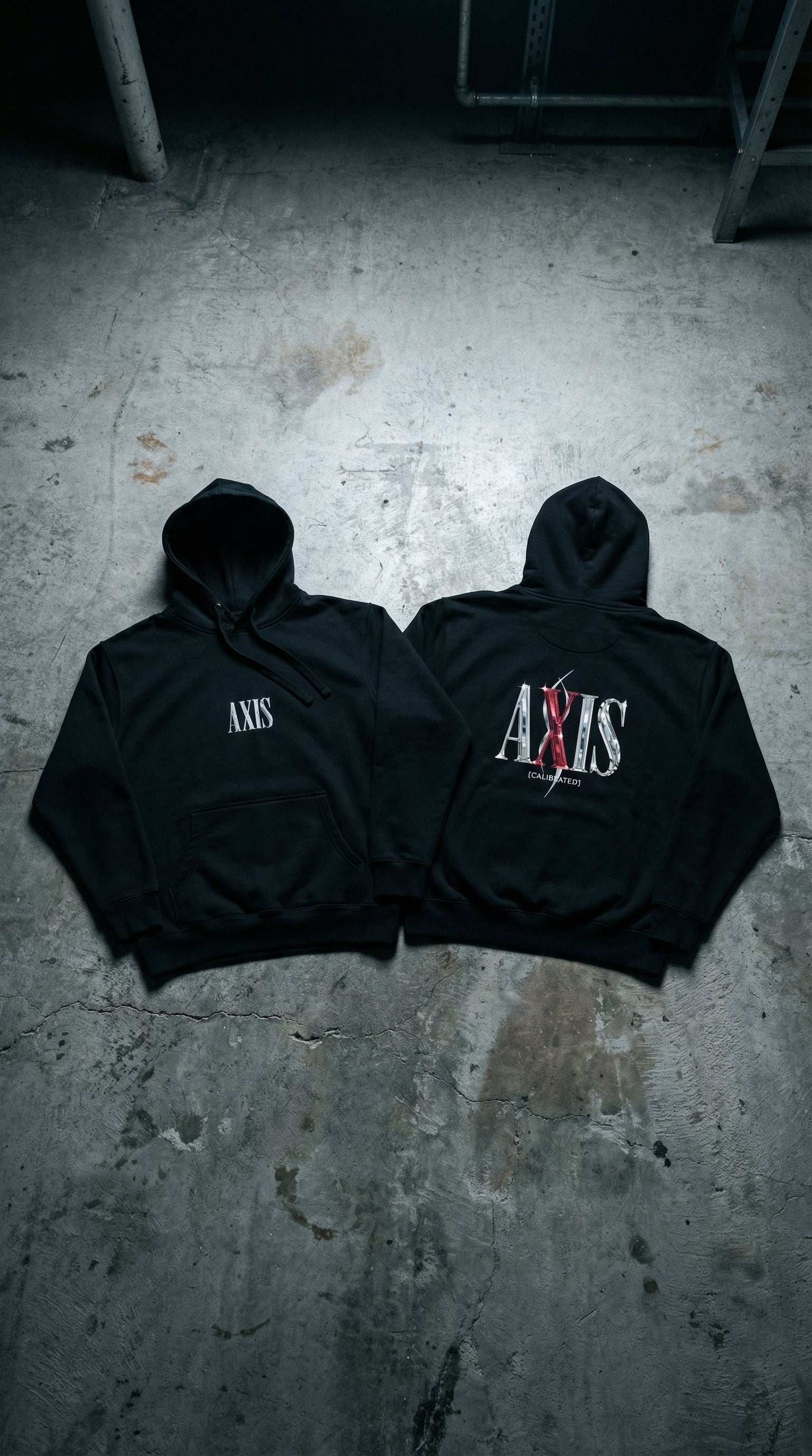 AXIS [CALIBRATED] Heavyweight Hoodie – Black