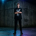 AXIS [FALLEN] Oversized Graphic Tee — Black