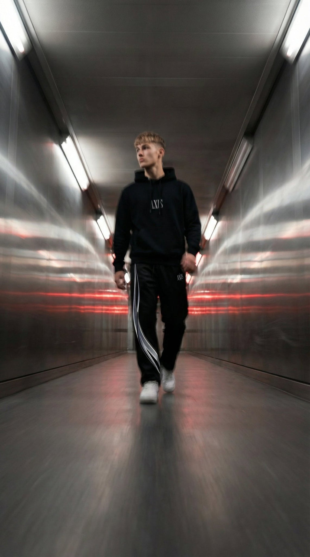 CALIBRATED STRIKE | AXIS Wide - Leg Joggers – Black - AXIS