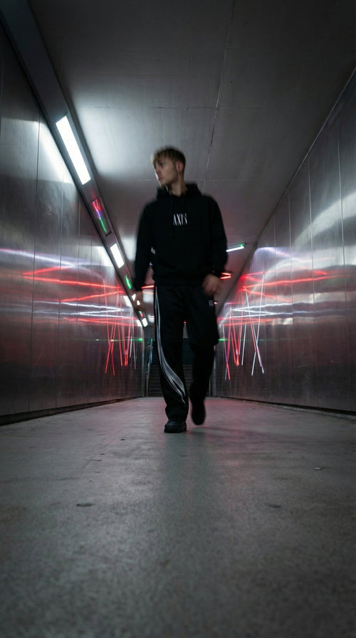 CALIBRATED STRIKE | AXIS Wide - Leg Joggers – Black - AXIS